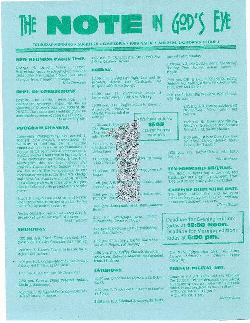 The Note in God's Eye